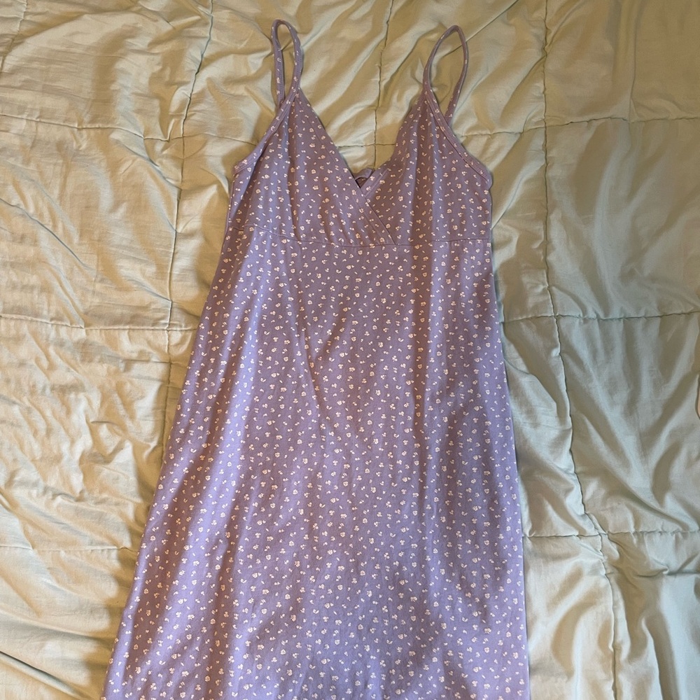 NWOT Lavender purple floral dress